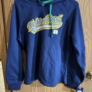 Fanatics Blue Fighting Irish Hoodie